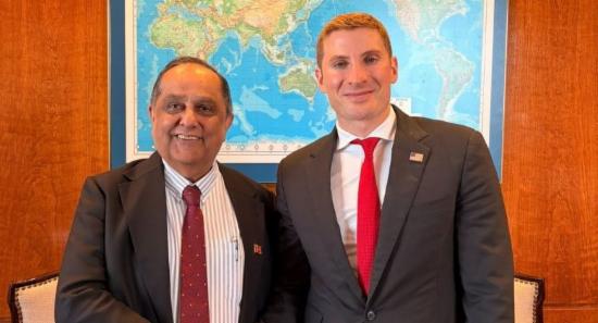 Hanif Yusoof Meets US Under Secretary of State